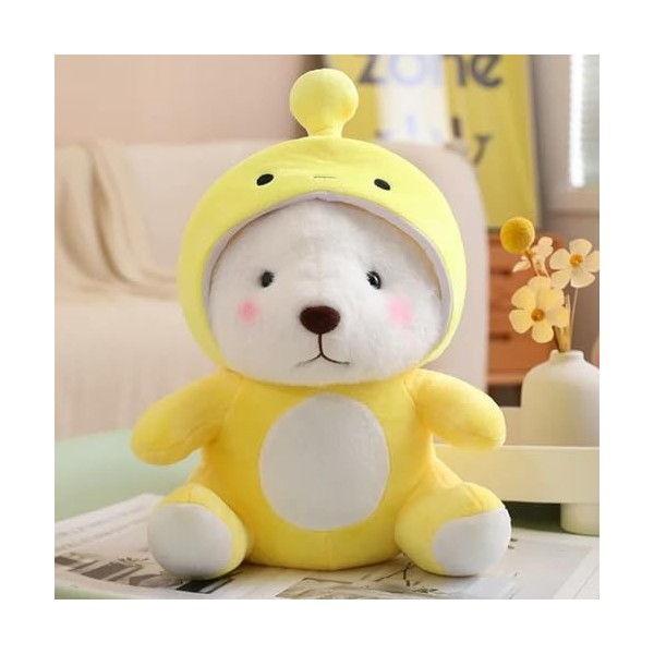 EacTEL Kawaii Ours Partie Mignon Peluche Jouet poupée Peluche Bande dessinée Oreiller Fille Chambre décoration Enfants Cadeau