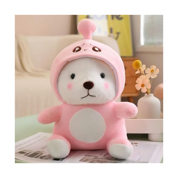 EacTEL Kawaii Ours Partie Mignon Peluche Jouet poupée Peluche Bande dessinée Oreiller Fille Chambre décoration Enfants Cadeau