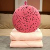 NOpinz Fruits Peluche Jouets Kawaii Kiwi cantaloup Fraise pastèque Oreiller décoration Espace Couette Anniversaire Cadeau de 