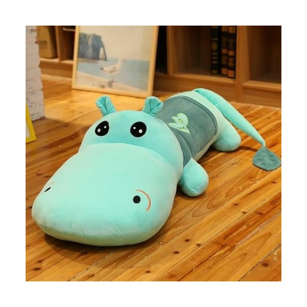 Kawaii Big Eyes Hippopotamus Poupée en Peluche Jouet en Peluche Animal Doux Oreiller Mignon Jouet Canapé Coussin Anniversaire