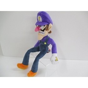 Sanei Super Mario All Star Collection 12.5" Waluigi Plush, Small