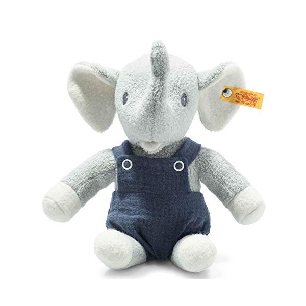 Steiff - 242403 - GOTS éléphant Eliot - gray violet