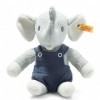 Steiff - 242403 - GOTS éléphant Eliot - gray violet