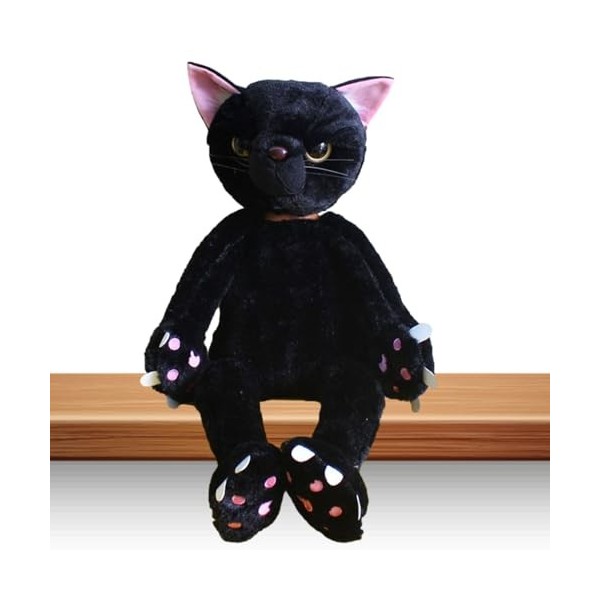 Kawaii Chat Jouet en Peluche, Jouet Réaliste pour Chat en Peluche Doux, Peluche Animale Mignonne Et Confortable De Conception