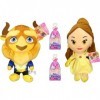 Disney Princess Ensemble de 4 pièces en peluche super douce de qualité 36 cm, 30 cm, The Beast & 2X Styles Series 5 Blind Bag