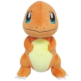Sanei Pokemon All Star Series PP18 Charmander Salamèche Stuffed Plush Peluche, 16cm Japan Import 
