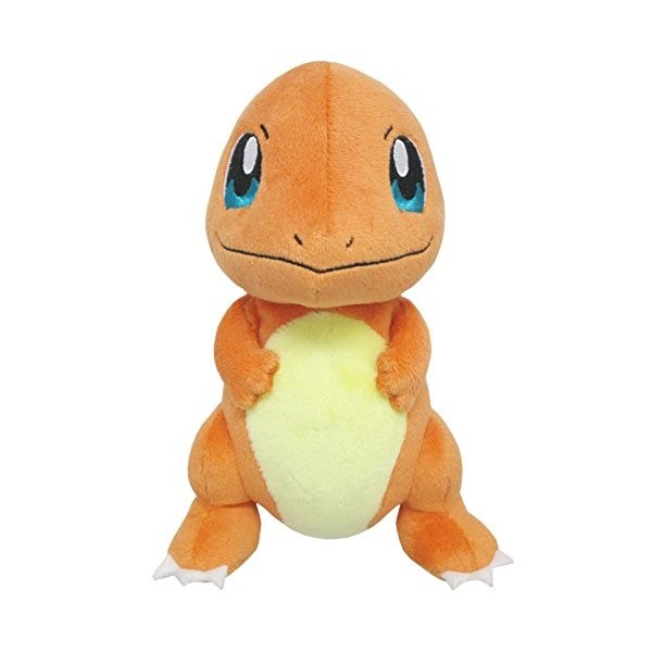 Sanei Pokemon All Star Series PP18 Charmander Salamèche Stuffed Plush Peluche, 16cm Japan Import 