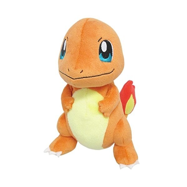 Sanei Pokemon All Star Series PP18 Charmander Salamèche Stuffed Plush Peluche, 16cm Japan Import 