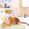 Générique Peluche Tigre Jouet, poupée Douce, Cadeau pour Enfants Tigre Blanc, 65-70cm 