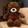 Kawaii Ours en Peluche avec écharpe en Peluche Animal Ours en Peluche Poupée Oreiller Enfants Amoureux Cadeau d’Anniversaire 