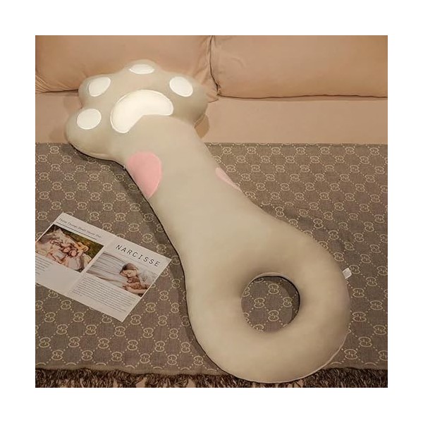 Moelleux Doux Chat Patte Long Oreiller en Peluche Ours Patte Animal en Peluche Jouets Canapé Coussin Chaud Lit Décoration Enf