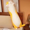 Kawaii Peluche Chat Long Oreiller Jouet Animal Chaton poupée créatif Bureau Sieste Tapis Enfants Fille Cadeau 90cm 1