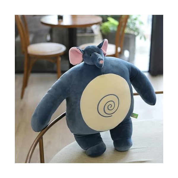 EacTEL Animaux en Peluche Créatifs Petite Tête Animal Coussin Ours Éléphant Peluche Jouets Mignon Doux Coussin Enfants Cadeau