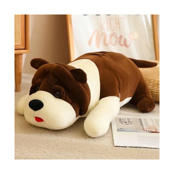 NOpinz Kawaii Chien Peluche Oreiller Jouet Mignon Peluche Animal poupée Chien Peluche Coussin Enfants Jouet Anniversaire Cade