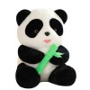 NOpinz Coussin en Peluche Enfants Mignon Panda Jouet Cadeau d’Anniversaire Kawaii Panda Peluche Jouet de Noël 35cm 1
