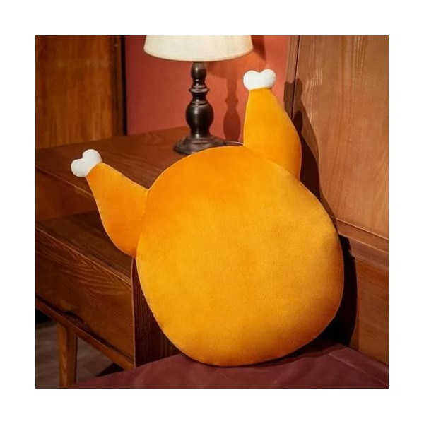 Cuisses de Poulet de Dessin animé Mignon, Ailes de Dinde, Jouets en Peluche, Restauration Rapide, Poulet Frit, poupées en Pel