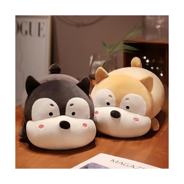EacTEL Nouveau Mignon Shiba Inu Chien Jouet en Peluche Doux Animal Corgi Oreiller Cadeau De Noël Enfants Kawaii Saint Valenti