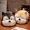 EacTEL Nouveau Mignon Shiba Inu Chien Jouet en Peluche Doux Animal Corgi Oreiller Cadeau De Noël Enfants Kawaii Saint Valenti