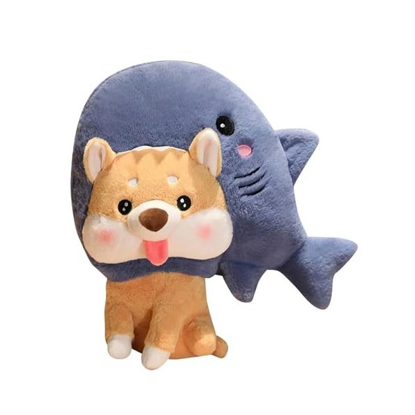 SaruEL Peluche Shiba inu Animal Oreiller Enfants Cadeau d’Anniversaire créatif Requin Chien Peluche Anniversaire Cadeau de No