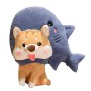 SaruEL Peluche Shiba inu Animal Oreiller Enfants Cadeau d’Anniversaire créatif Requin Chien Peluche Anniversaire Cadeau de No