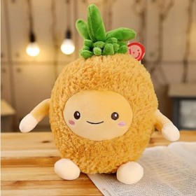 SaruEL Kawaii Pastèque Moelleuse, Ananas Cerise, Fruits, Peluche Douce Mignonne Jouet poupée en Peluche, Coussin Cadeau Fille