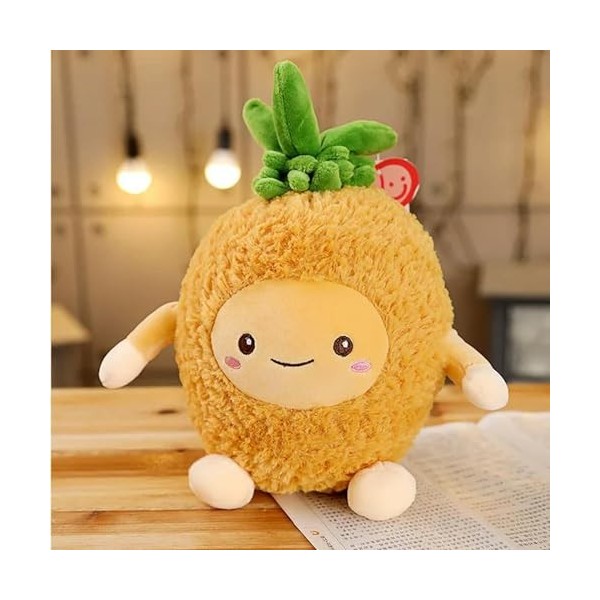 SaruEL Kawaii Pastèque Moelleuse, Ananas Cerise, Fruits, Peluche Douce Mignonne Jouet poupée en Peluche, Coussin Cadeau Fille