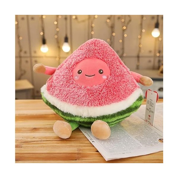 SaruEL Kawaii Pastèque Moelleuse, Ananas Cerise, Fruits, Peluche Douce Mignonne Jouet poupée en Peluche, Coussin Cadeau Fille