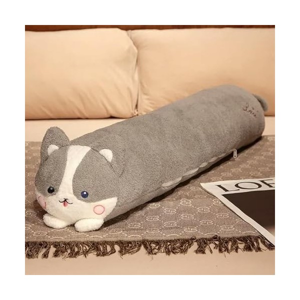 NOpinz Mignon Dessin animé Lapin Chien Husky Jouet Peluche Renard Coussin Coussin cylindrique Oreiller pour Enfants Cadeau 80