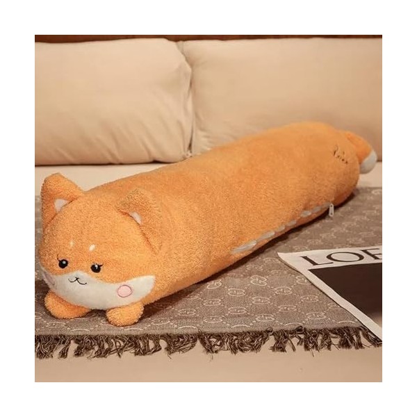 NOpinz Mignon Dessin animé Lapin Chien Husky Jouet Peluche Renard Coussin Coussin cylindrique Oreiller pour Enfants Cadeau 80