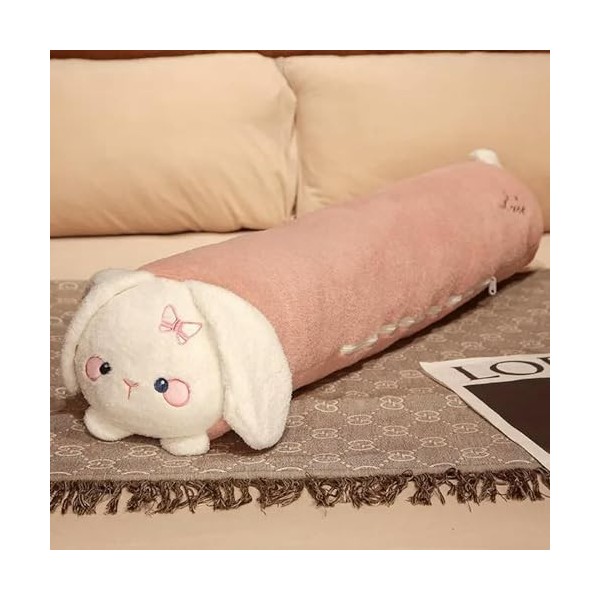 NOpinz Mignon Dessin animé Lapin Chien Husky Jouet Peluche Renard Coussin Coussin cylindrique Oreiller pour Enfants Cadeau 80
