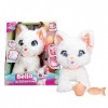 CLUB PETZ Bella - Peluche intéractive Peluche Chat avec Plusieurs Fonctions et Sons - Jouet Cadeau pour Garçons et Filles +3 