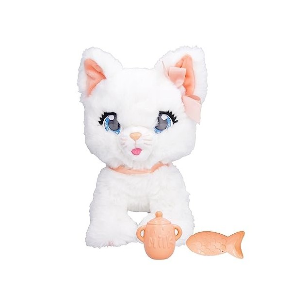 CLUB PETZ Bella - Peluche intéractive Peluche Chat avec Plusieurs Fonctions et Sons - Jouet Cadeau pour Garçons et Filles +3 