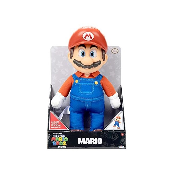 JAKKS PACIFIC Super Mario Movie - Roto Plush Mario 38 cm 417264 