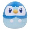 Bizak Squishmallow Piplup 35 cm Peluche Coussin Officiel Pokemon Doux 63220041 