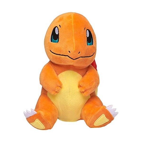 Bandai - Pokémon - Peluche Salamèche Charmander - Peluche 20 cm toute douce - WT97963