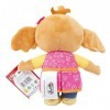 Giochi Preziosi Bing - Peluche 22 cm Environ, Personnage Sula, avec Oreilles croquantes et détails du Visage brodés, Peluche 