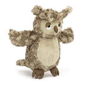 Jellycat Oberon Owl Horned - L: 9 cm x l: 12 cm x h: 26 cm