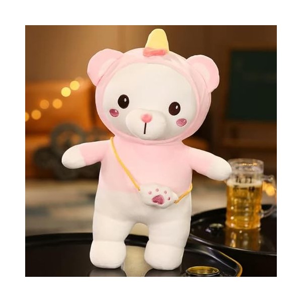 KiLoom Sac à Dos Pingouin Poupée Doux Duvet Coton Peluche Peluche Ours en Peluche Cadeaux Créatifs De Noël pour Petite Amie 4