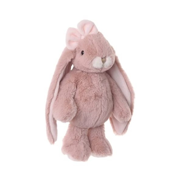 Bukowski Design AB Friendly Kanina : lapin en peluche rose ancien, hauteur 30 cm