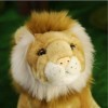 Ermano Peluche 30 cm Imitation Lion Animal Animal Enfant Fourrure Jouet rempli Cadeau