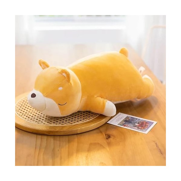 Peluche Cochon Ours Shiba Inu Chien Panda Poupée Petit Ami Géant Long Coussin Oreiller Peluche Poupée Fille Tapis Cadeau Anni