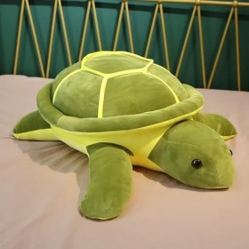 Mignon Jouet en Peluche Kawaii poupée Animale Peluche Animal Tortue Oreiller Cadeau d’Anniversaire pour Enfants Filles 55cm 3