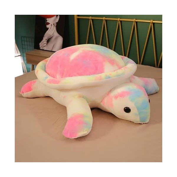 Mignon Jouet en Peluche Kawaii poupée Animale Peluche Animal Tortue Oreiller Cadeau d’Anniversaire pour Enfants Filles 55cm 3