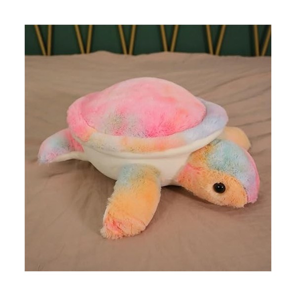 Mignon Jouet en Peluche Kawaii poupée Animale Peluche Animal Tortue Oreiller Cadeau d’Anniversaire pour Enfants Filles 55cm 3