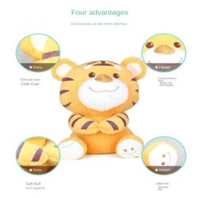 SNUFF Jouet en Peluche Poupée Tigre Mignonne, poupée dexpression Souriante, Oreiller de Dessin animé, poupée Tigre, Jouet en