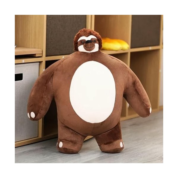 EacTEL Ours Mignon Oreiller en Peluche Panda éléphant Hippopotame câlin Oreiller Fille Cadeau d’Anniversaire Cadeau de Noël 4