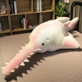 SaruEL Mignon mégalodon Peluche Jouet Kawaii Peluche Requin poupée Enfants Animal Oreiller Cadeau Anniversaire Cadeau de Noël