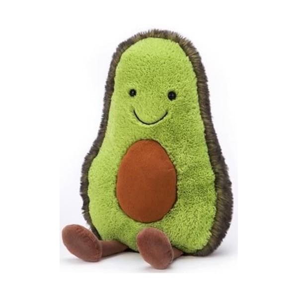 Jellycat Petit avocat amusant en peluche à collectionner