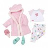 Our Generation - Costume de poupée avec Peignoir et Peluche crème glacée - 70.30350Z - Multicolore