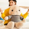 DHESSO 35 cm-105 cm Lapin Géant en Peluche Lop Lapin Mignon Grande Poupée Fille Coeur Enfants Filles Oreiller Chambre Décorat